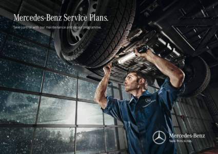 Mercedes-Benz Service Plans. Take control with our maintenance and repair programme. What is a Service Plan from Mercedes-Benz Vans? Whether you own one van or operate a large fleet, planning and controlling your operat