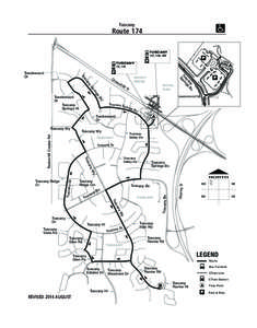 Tuscany  Route 174 TUSCANY  157, 158, 169