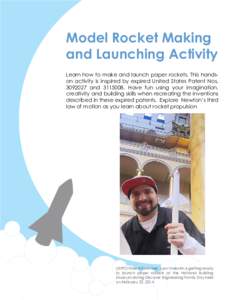 Model Rocket Making and Launching Activity