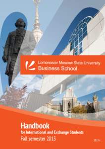 Handbook  for International and Exchange Students Fall semester 2013