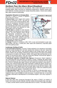 FDn32 Northern Poor Dry-Mesic Mixed Woodland factsheet