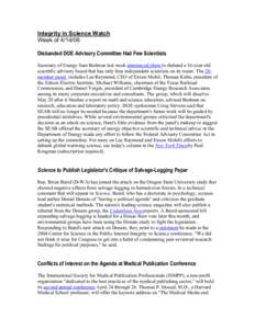 Nursing research / Pharmaceutical sciences / Center for Science in the Public Interest / Health in the United States / ExxonMobil / Pharmaceutical industry / National Institutes of Health / Public Library of Science / Clinical trial / Health / Pharmacology / Medicine