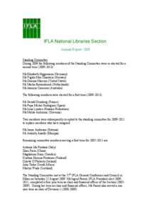 IFLA National Libraries Section