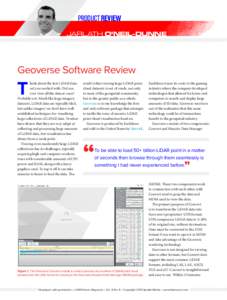 PRODUCT REVIEW Jarlath O’Neil-Dunne Geoverse Software Review  T