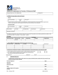 Instructions for completing the Personnel Action Form