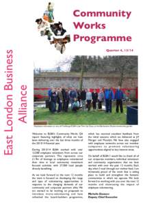 East London Business Alliance Community Works Programme