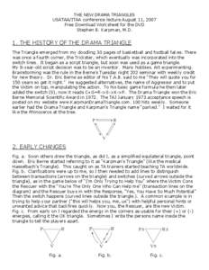 Triangle geometry / Euclidean geometry / Karpman drama triangle / The Empowerment Dynamic / Triangle / Equilateral triangle / Golden ratio / Geometry / Transactional analysis / Triangles