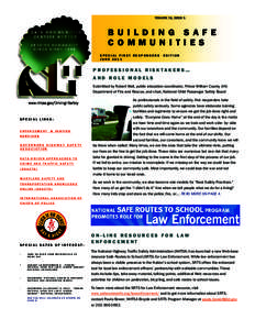 VOLUME 15, ISSUE 1  SAFE COMMUNITIES SERVICE CENTER SERVING COMMUNITY NEEDS SINCE 1996