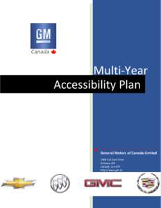 GM Canada Accessibility Plan