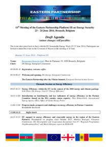 Energy policy / Energy in Moldova / Energy in Turkey / Energy in Ukraine / INOGATE / Covenant of Mayors / EuropeAid Development and Cooperation / International Energy Agency / Council of European Energy Regulators / Energy / Energy economics / Europe