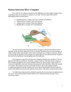 Kansas Interstate River Compacts