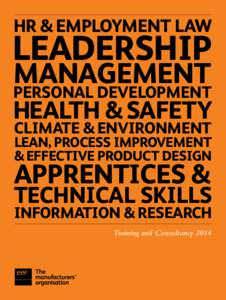 HR & EMPLOYMENT LAW  LEADERSHIP MANAGEMENT  PERSONAL DEVELOPMENT