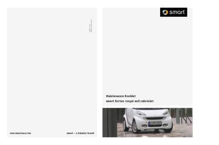 Edition A 2012 Order noSommer\ Corporate\ Media\ AG  Maintenance Booklet