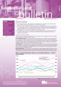 September Quarter[removed]ISSN[removed]Overview