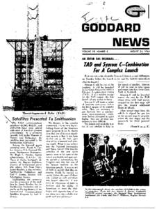 NEWS VOLUME VII, NUMBER 8 AUGUST 24, 1964  AN EDITOR HAS DILEMMAS ...