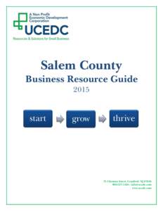 Salem County Business Resource Guide 2015 start