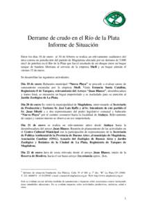 Microsoft Word - Derrame de crudo en el Río de la Plata.doc