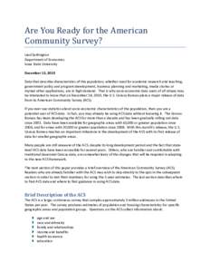 Americas / Census / Association of Caribbean States / Place / Public Use Micro Data Sample Area / American Chemical Society / Statistics / American Community Survey / United States Census Bureau