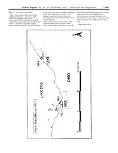 Federal Register / Vol. 66, No[removed]Monday, May 7, [removed]Rules and Regulations Map of Units OH–1 and OH–2 OH–1: Erie County, Ohio. From USGS 1:24,000 quadrangle maps Huron, Ohio[removed]and Sandusky, Ohio (1969, p