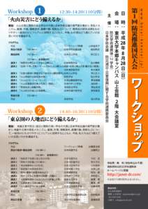  開会の挨拶   （12：30∼）             日本学術会議会員     依田照彦      趣旨説明    （12：35∼）            日本火