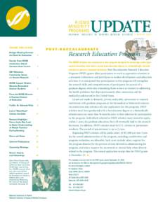 NIGMS -- Minority Programs Update, Winter 2001