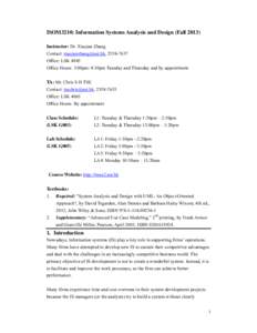 Microsoft Word - ISOM3210_Fall_2013_8-27_v2.doc