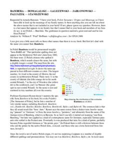 Europe / Staniszewski / Jabłonowski family / Kazimierz Rymut / Family name / Polish language / Władysław / Polish name / Warsaw / Surnames / Genealogy / Ethnic groups in Europe