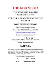 Egypt / Africa / Tatenen / High Priest of Ptah / Nedjem / Memphis /  Egypt / Ptah / Block statue / Tenen / Ancient Egypt / Egyptian gods / Eighteenth dynasty of Egypt