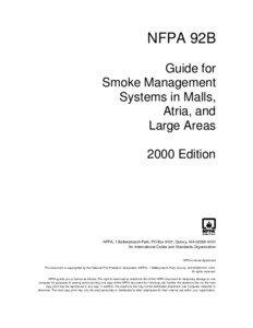 Active fire protection / Firefighting / Building biology / Passive fire protection / Smoke detector / Duct / Fire damper / National Fire Protection Association / Smoke / Safety / Fire protection / Heating /  ventilating /  and air conditioning