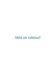 Mitä on valistus?  vastapaino 1995, 2007