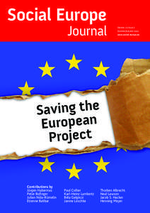Social Europe  Journal Volume 7 • Issue 1 Summer/Autumn 2012