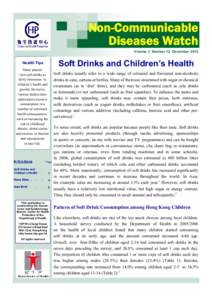 NCD Watch December[removed]Soft Drinks and Children’s Health