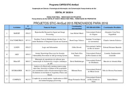 30_2014_STIC_Renovação de Projetos