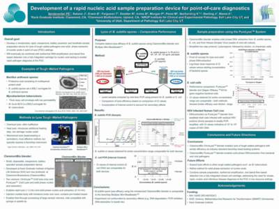 Development of a rapid nucleic acid sample preparation device for point-of-care diagnostics