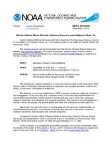 USS Monitor / Newport News /  Virginia / Marine protected area / Geography of the United States / Protected areas of the United States / Monterey Bay National Marine Sanctuary / North Carolina / United States National Marine Sanctuary / Monitor National Marine Sanctuary