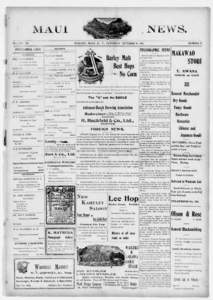 Maui News. (Wailuku, Maui, H.I[removed]p ].