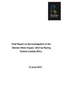Microsoft Word - RIC Report - 13 June 2013.doc
