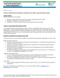 Microsoft Word - UCDP Release and UAD Update_February 2014 Updated 2 11 14_final.docx