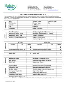 Microsoft Word - Data Sheet Handicapped Stair Lifts _FRM-1210-01_