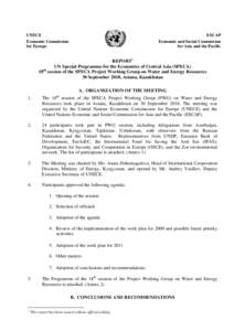 Energy in Armenia / Energy in Kazakhstan / Energy in Moldova / Energy in Turkey / Energy in Ukraine / United Nations Economic Commission for Europe / United Nations Economic and Social Commission for Asia and the Pacific / Baku Initiative / Kazakhstan / Asia / Europe / Transport