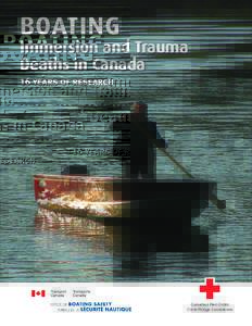 BOATING  Immersion and Trauma Deaths in Canada 16 years of research