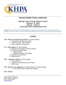 KHPA At-Large Agenda - Feb  16