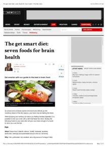 The get smart diet: seven foods for brain health | The New Daily[removed]:27 pm Advertisement