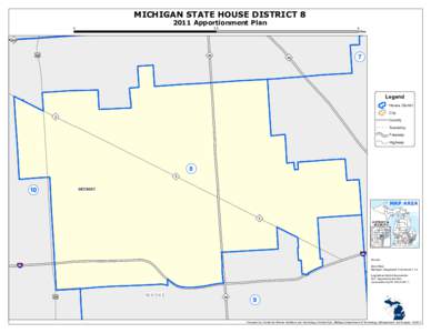 MICHIGAN STATE HOUSE DISTRICT[removed]Apportionment Plan[removed]