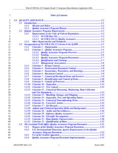 Title 40 CFR Part 191 Subparts B and C Compliance Recertification Application 2004