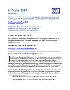 H-Diplo | ISSF Partnership