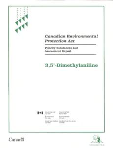 Xylidine / Toxicity / Aniline / Canadian Environmental Protection Act / Dimethylaniline / Environmental health / Benzene / Chemistry / Health / Medicine