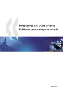 Perspectives de l’OCDE : France Politiques pour une reprise durable Mars 2010  © Rémi Pène - Fotolia.com