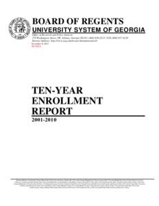 Atlanta metropolitan area / Darton College / Bainbridge College / East Georgia College / Student Advisory Council / Technical College System of Georgia / Georgia / University System of Georgia / Association of Public and Land-Grant Universities