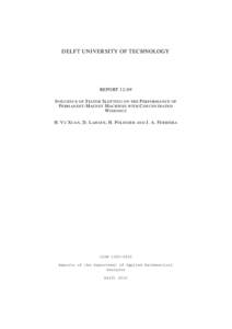 DELFT UNIVERSITY OF TECHNOLOGY  REPORTI NFLUENCE OF S TATOR S LOTTING ON THE P ERFORMANCE OF P ERMANENT-M AGNET M ACHINES WITH C ONCENTRATED W INDINGS